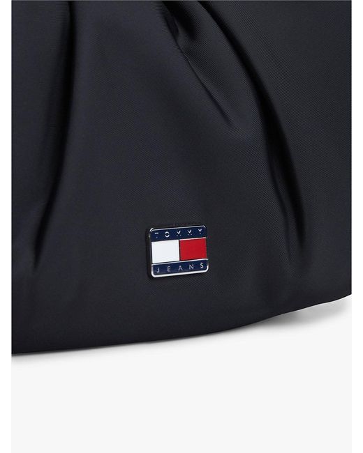 Tommy Hilfiger Blue Multi Charm Drawstring Shoulder Bag