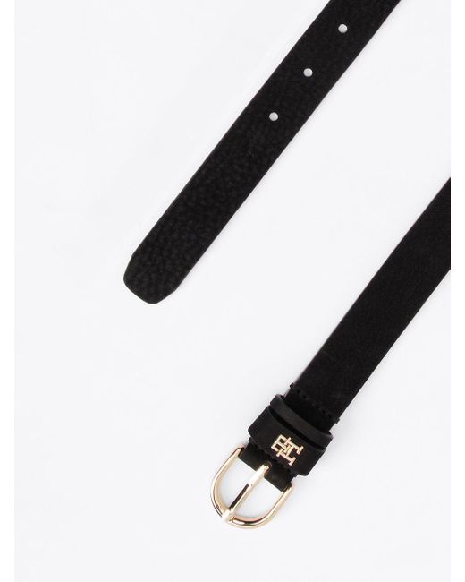 Ceinture Essential En Cuir Texturé Tommy Hilfiger en coloris Black