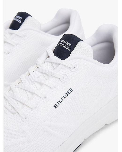 Tommy Hilfiger Runner-Sneaker Mit Hilfiger-Monotype-Logo in White für Herren