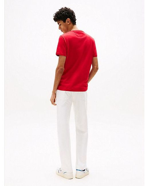 Tommy Hilfiger Set Van 3 Extra Slim Fit T-Shirts Met Vlag in het Blue voor heren