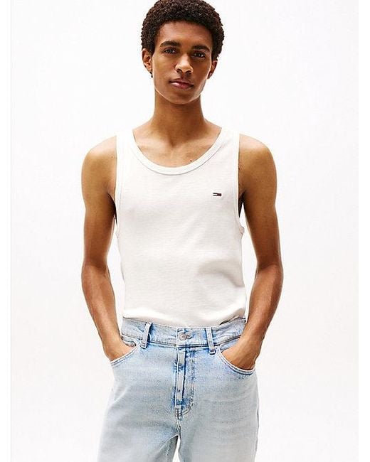 Tommy Hilfiger Set Van 2 Extra Slim Fit Tanktops in het Black voor heren