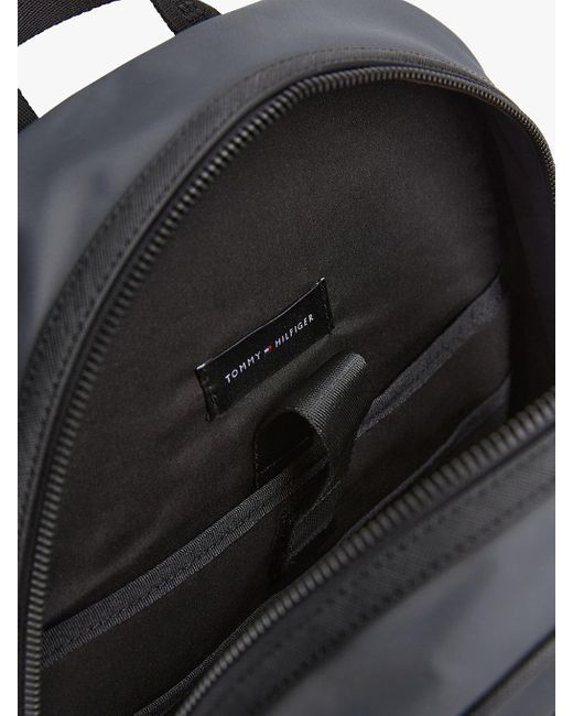 Zaino Tono Su Tono Con Logo di Tommy Hilfiger in Black da Uomo