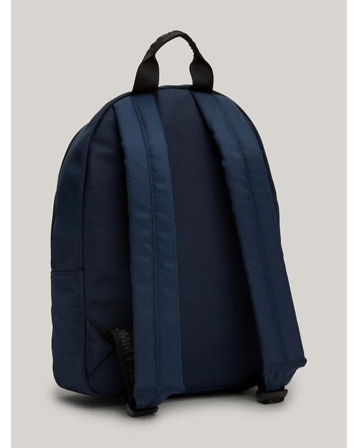 Tommy Hilfiger Blue Essential Repeat Logo Small Dome Backpack