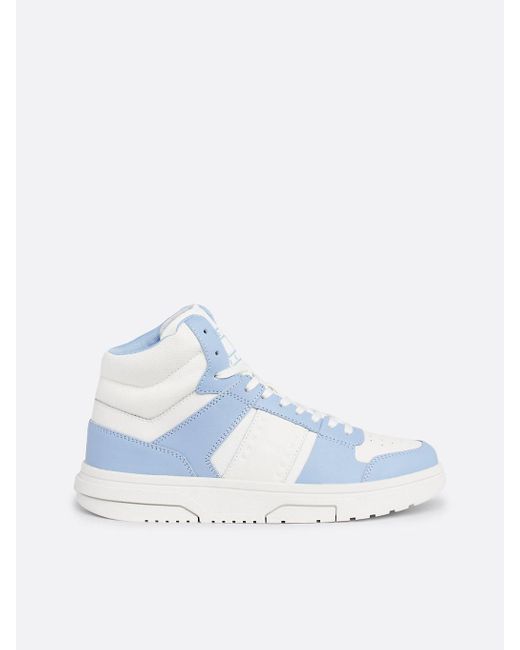 Tommy Hilfiger Blue The Brooklyn Leather Mid-top Trainers