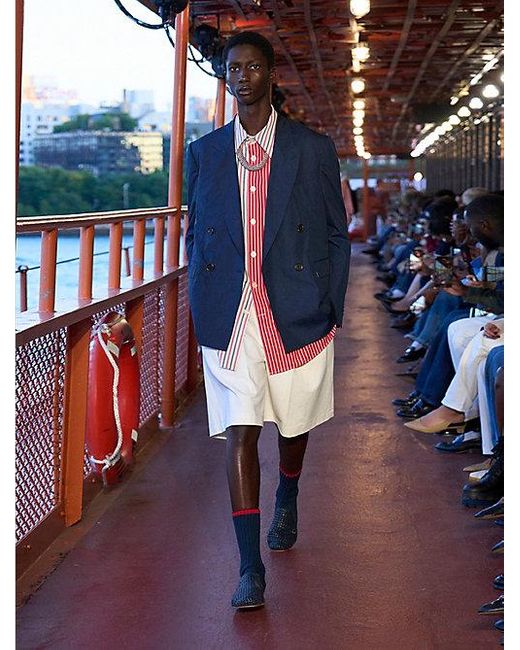 Tommy Hilfiger The Runway Collection Oversized Fit Hemd in Red für Herren