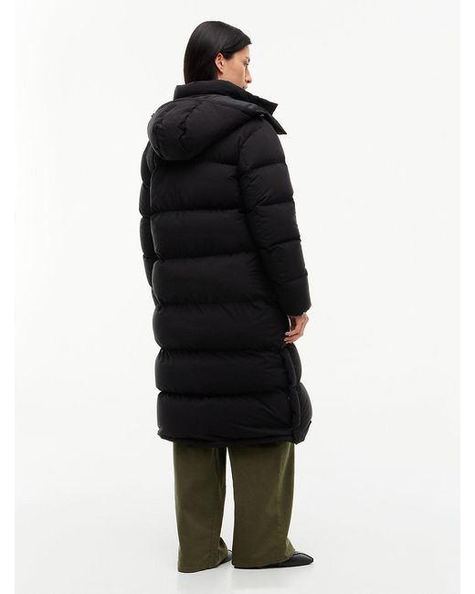 Tommy Hilfiger Blue Down Longline Alaska Puffer Coat