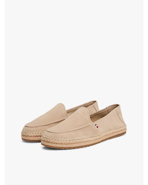 Mocassins En Daim À Corde Tommy Hilfiger pour homme en coloris Natural