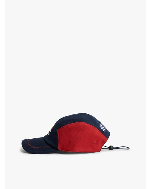 Tommy Hilfiger Blue Archive Back Embroidery Patch Cap for men
