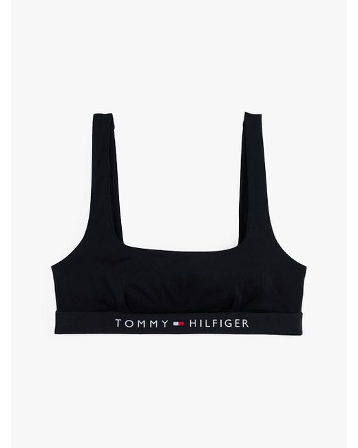 Tommy Hilfiger Black Original Bralette Bikini Top
