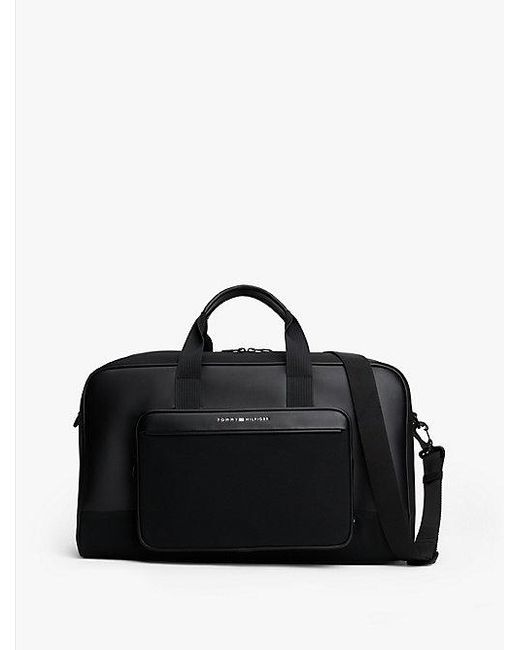 Tommy Hilfiger Crossbody-Dufflebag Mit Logo Aus Metall in Black für Herren