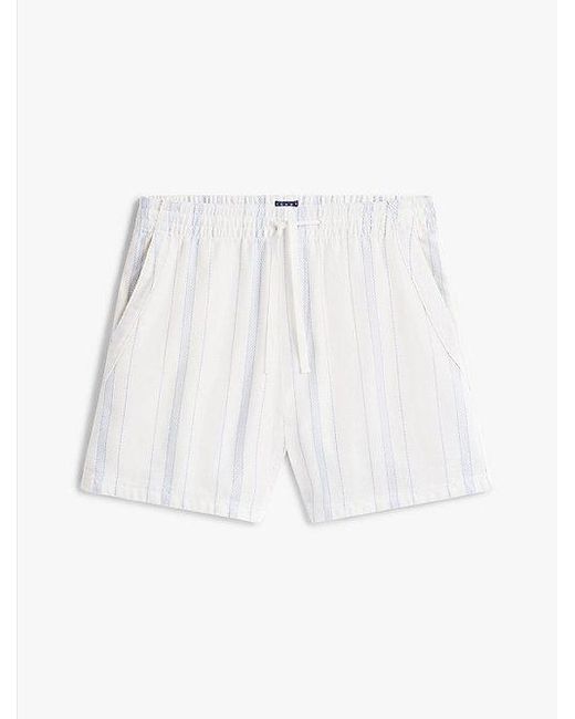 Tommy Hilfiger Regular Fit Short Met Strepen in het White voor heren