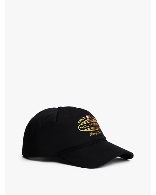 Tommy Hilfiger Black The Apxgp Collection Graphic Baseball Cap for men