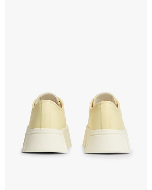 Tommy Hilfiger Natural Logo Platform Trainers