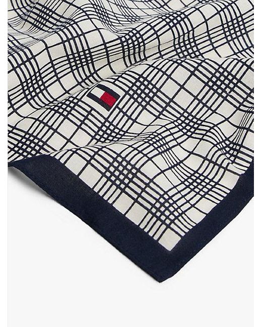 Tommy Hilfiger The Runway Collection Bandana Mit Gitter-Karo in Gray für Herren