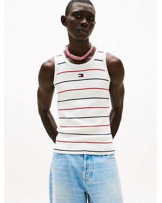 Tommy Hilfiger The Runway Collection Slim Fit Pullunder Mit Kaschmir in Blue für Herren
