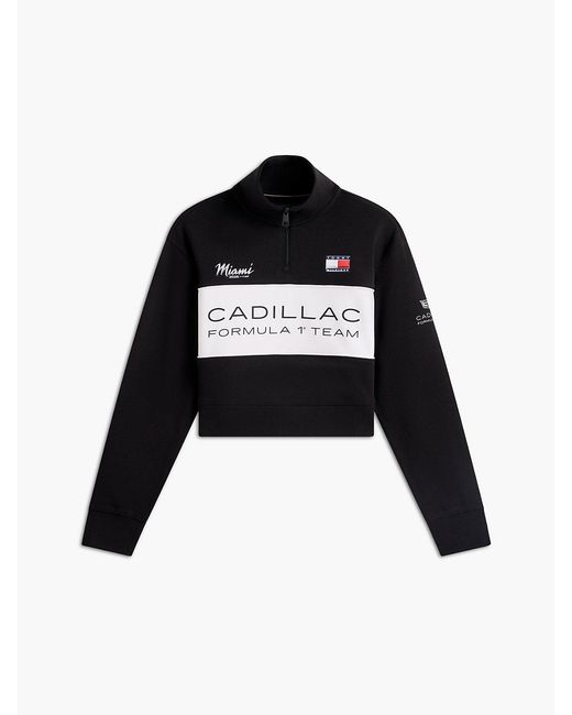 Tommy Hilfiger White Th X Cadillac Formula 1® Team Miami Half-zip Sweatshirt