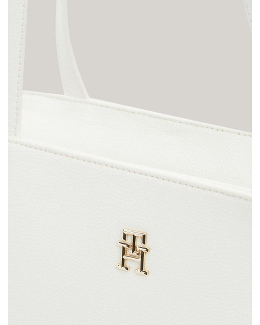 Tommy Hilfiger Natural Essential Signature Th Monogram Small Tote