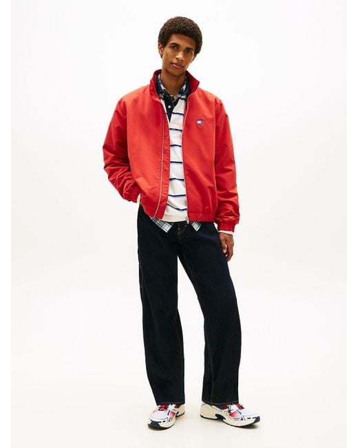 Tommy Hilfiger Red Jaimie Relaxed Straight Leg Carpenter Jeans for men