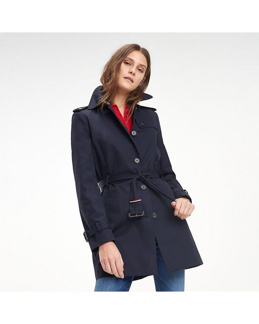 tommy hilfiger heritage single breasted trench coat,carnawall.com