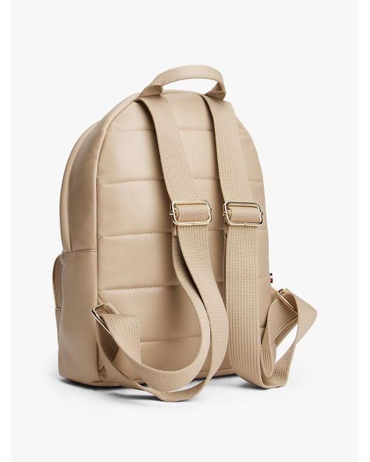 Zaino Con Nastro Iconico di Tommy Hilfiger in Natural