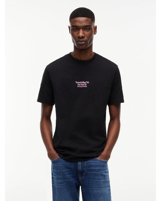 Tommy Hilfiger Blue Back Graphic Relaxed Jersey T-Shirt for men