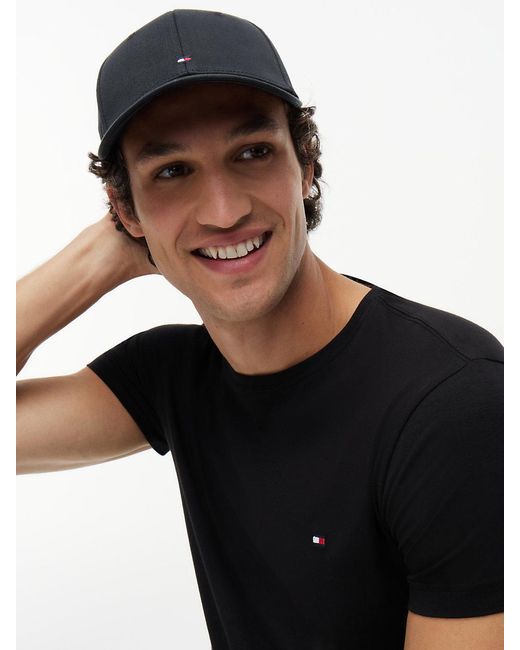 Tommy Hilfiger Black Classic Baseball Cap for men