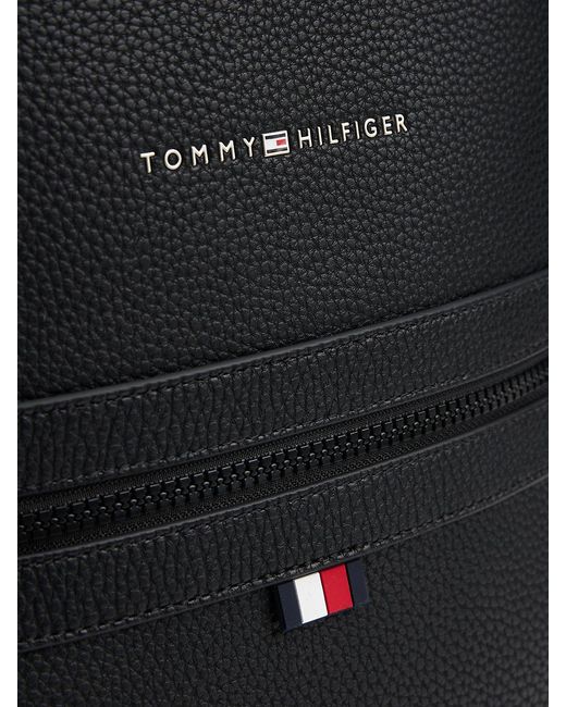 Tommy Hilfiger Black Essential Backpack for men