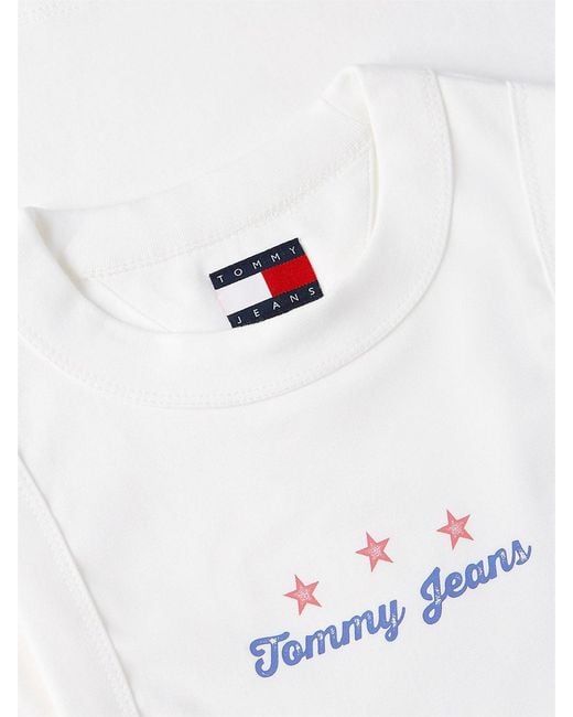 Tommy Hilfiger Blue Logo Ribbed Slim Tank Top