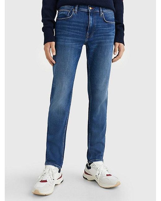 Tommy Hilfiger Mercer Regular Straight Jeans Met Fading in het Blauw voor | NL