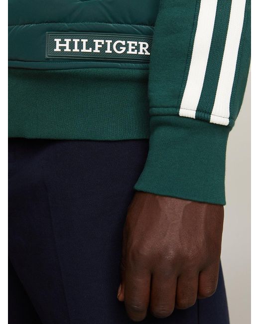 Tommy Hilfiger Green Hilfiger Monotype Zip-thru Jacket for men