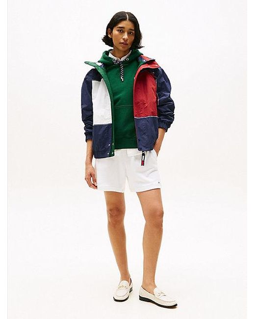 Tommy Hilfiger Hilfiger Sailing Reversible Relaxed Jack in het Red