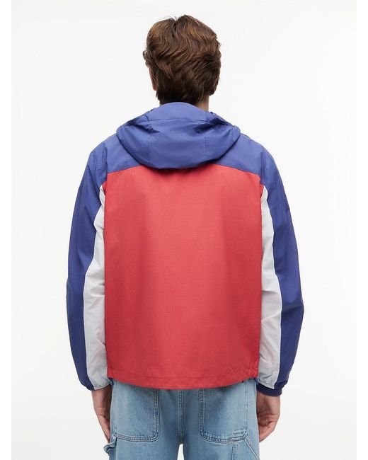 Tommy Hilfiger Blue Packable Ripstop Relaxed Hooded Jacket for men