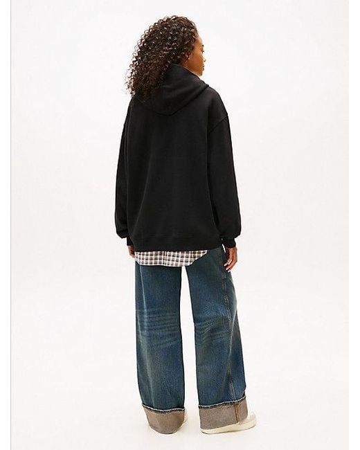 Sudadera Con Capucha 1985 Oversize Tommy Hilfiger de color Black