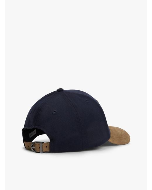 Cappello Da Baseball Con Visiera Scamosciata di Tommy Hilfiger in Blue da Uomo