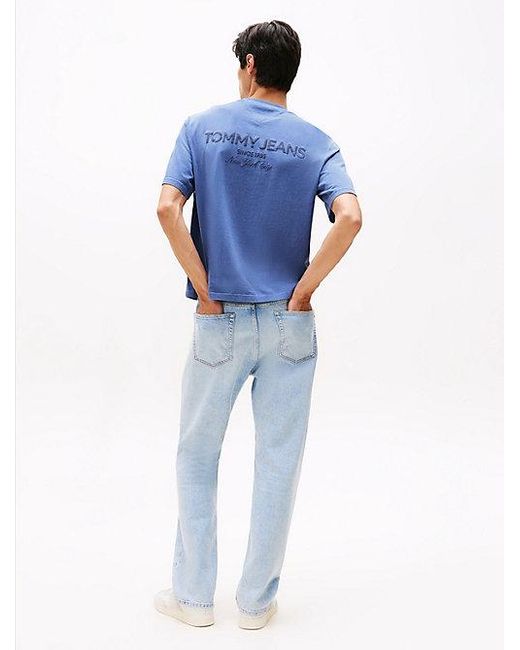 Tommy Hilfiger Classic 90S T-Shirt Mit Rückenlogo in Blue für Herren