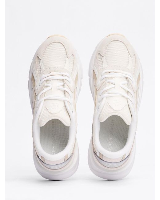 Tommy Hilfiger White Tonal Chunky Trainers