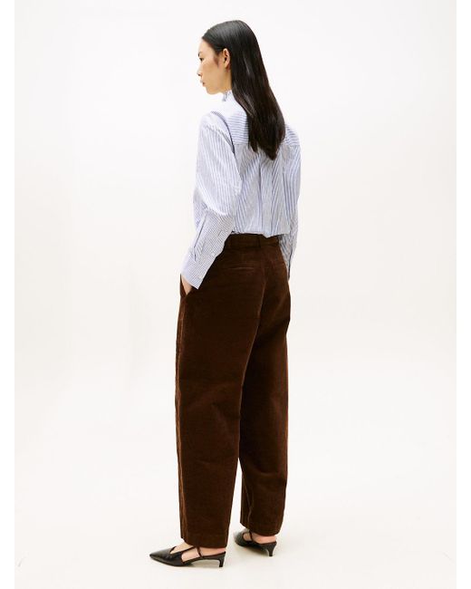 Pantalon Barrel Oversize En Velours Côtelé Tommy Hilfiger en coloris Multicolor