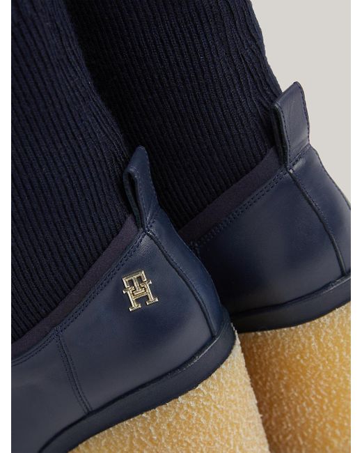 Tommy hilfiger sale sock boots navy