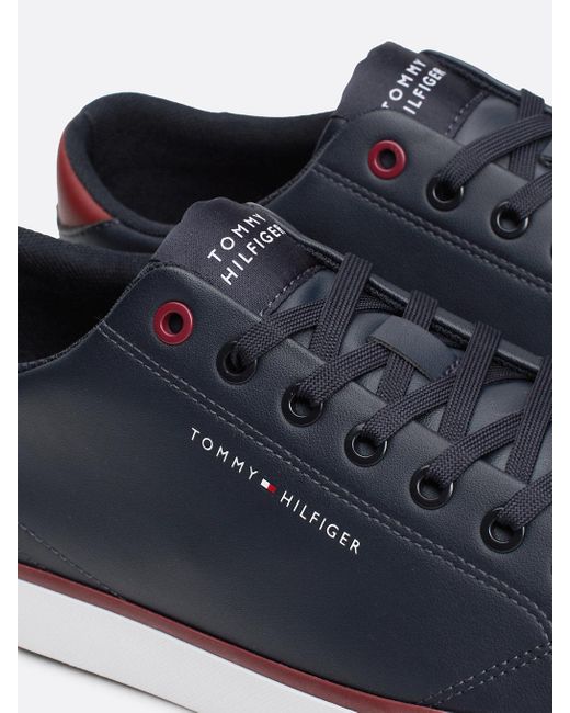 Tommy Hilfiger Blue Colour-pop Logo Trainers for men
