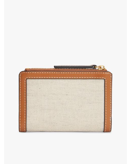 Tommy Hilfiger Natural Logo Canvas Bifold Wallet
