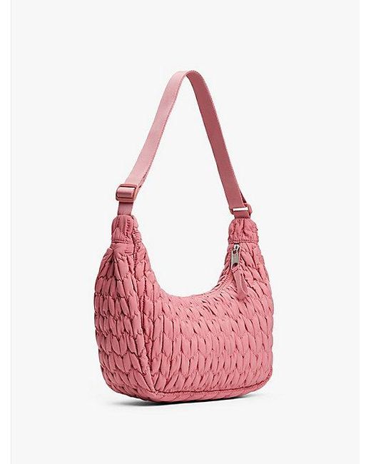 Tommy Hilfiger Pink Gesteppte Schultertasche