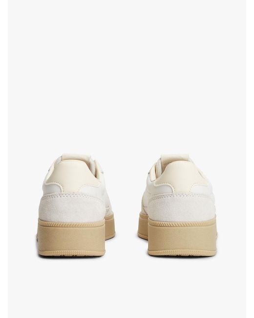Tommy Hilfiger White The Greenwich Leather Chunky Cupsole Trainers