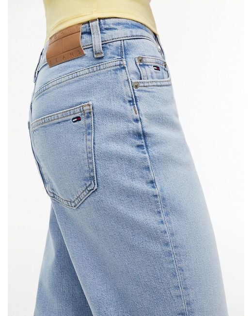 Tommy Hilfiger Blue Faded Low Rise Straight Leg Jeans