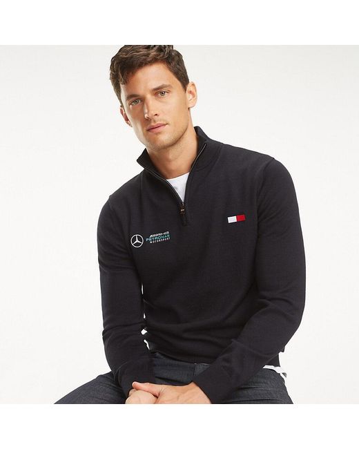 Mercedes-benz Logo Zipped Jumper 