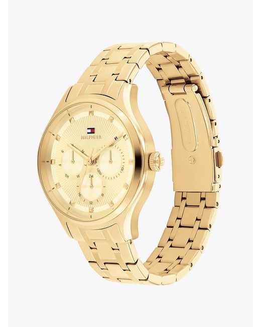 Tommy Hilfiger Metallic Ionic Gold-plated Stainless Steel Watch