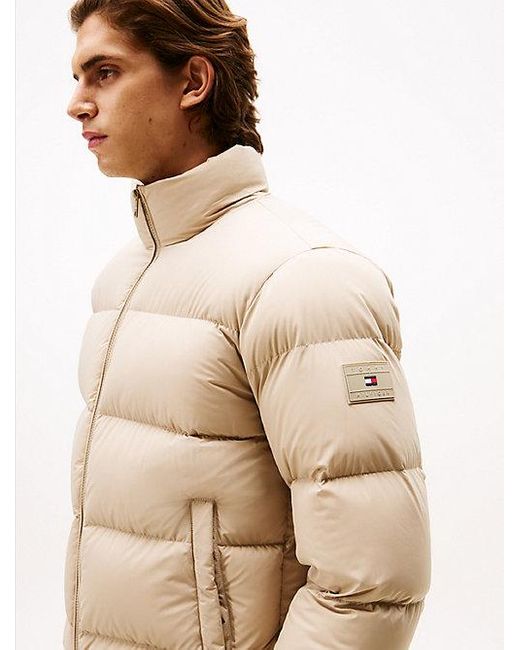 Tommy Hilfiger Waterafstotend Pufferjack Met Dons in het Natural voor heren
