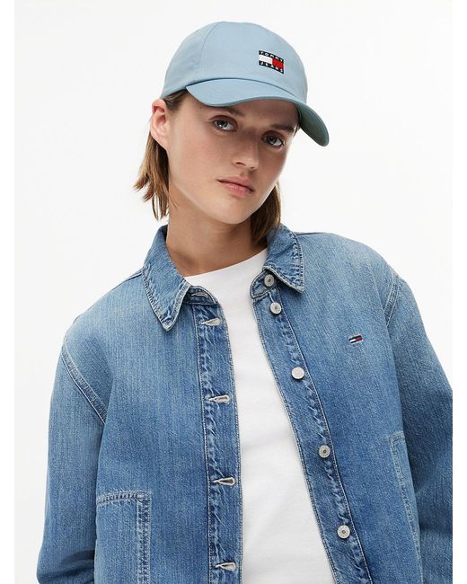 Tommy Hilfiger Blue Heritage Logo Baseball Cap