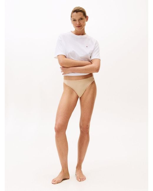 Tommy Hilfiger White Essential Flag Embroidery Microfibre Briefs