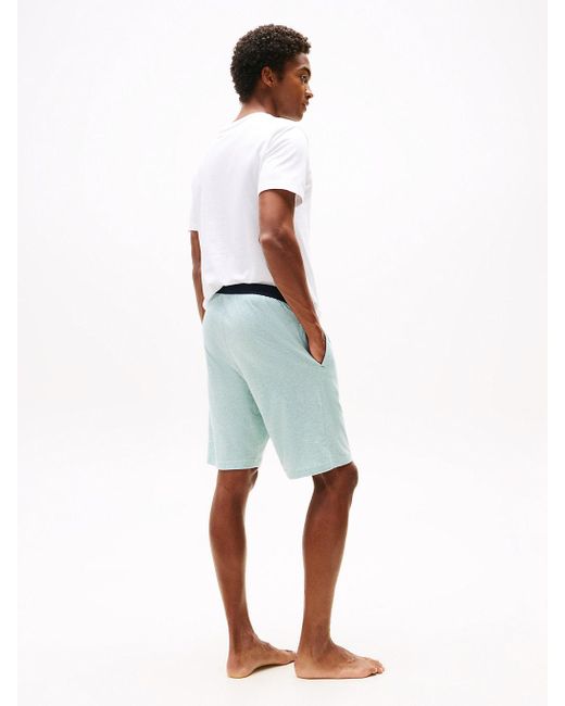 Tommy Hilfiger White Th Original Jersey Pyjama Shorts for men