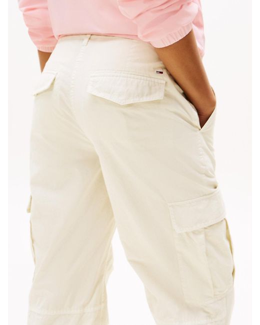 Tommy Hilfiger Multicolor Mid Rise Relaxed Cargo Trousers